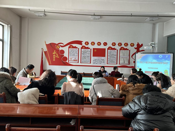 外语学院教工、学生党支部召开学习贯彻党的二十届三中全会精神专题研讨交流...